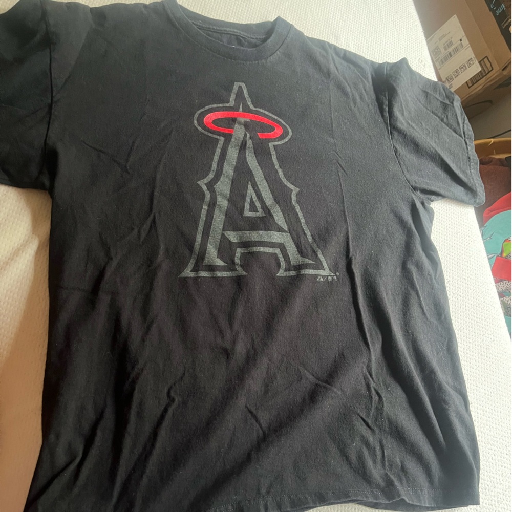 Majestic Los Angeles Angels of Anaheim tee L
